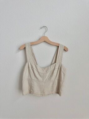 abercrombie linen tank